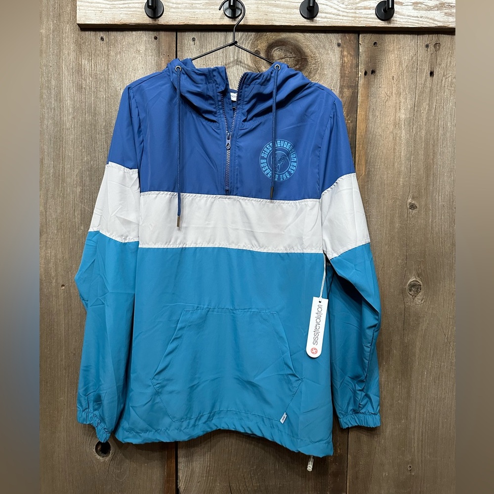 Sisstrevolution The Pacific Paradise Windbreaker Beachly Exclusive Blue Medium